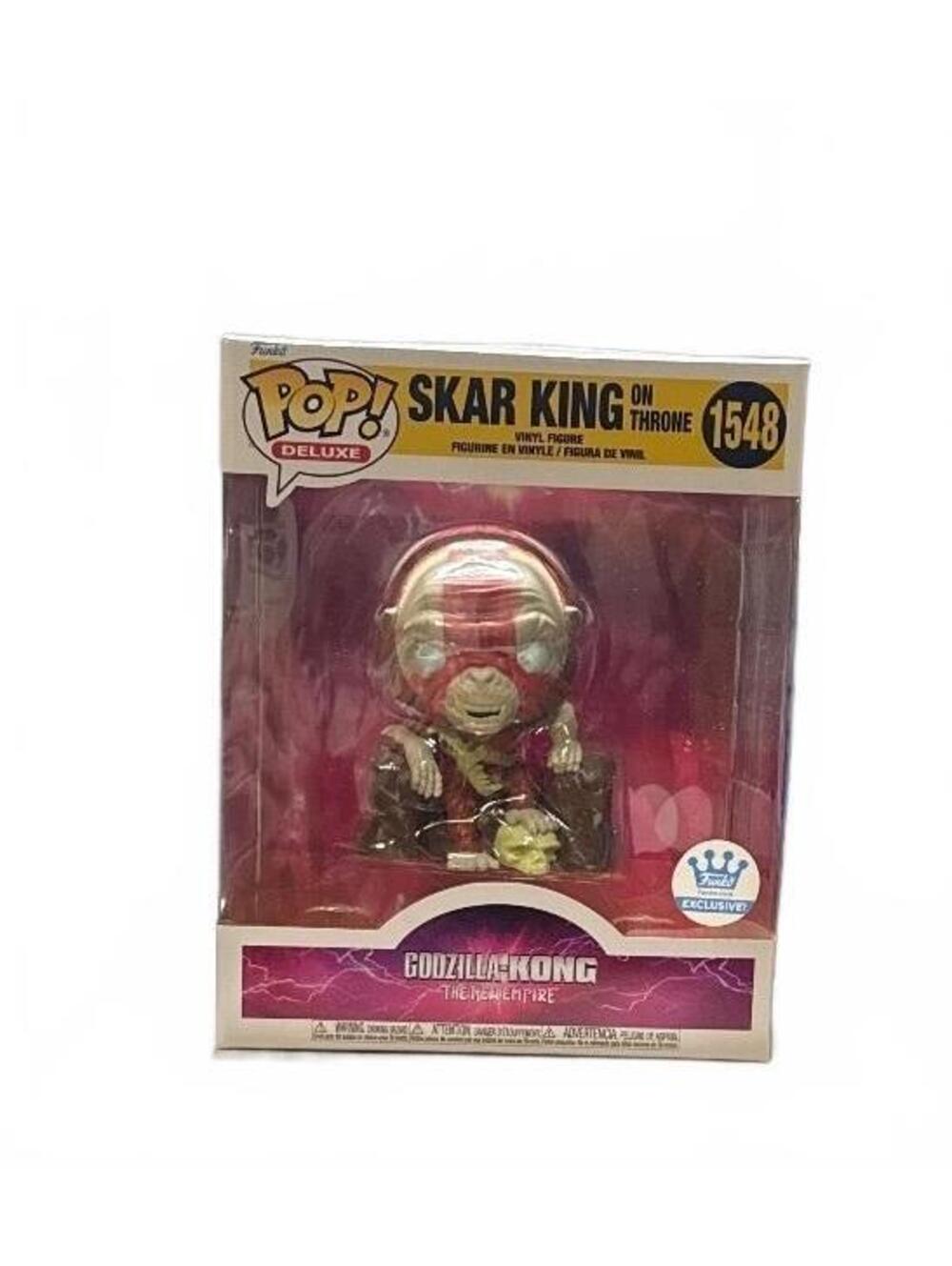 Funko Pop! Deluxe Skar King on Throne Vinyl Figure - Godzilla vs. Kong The New 2